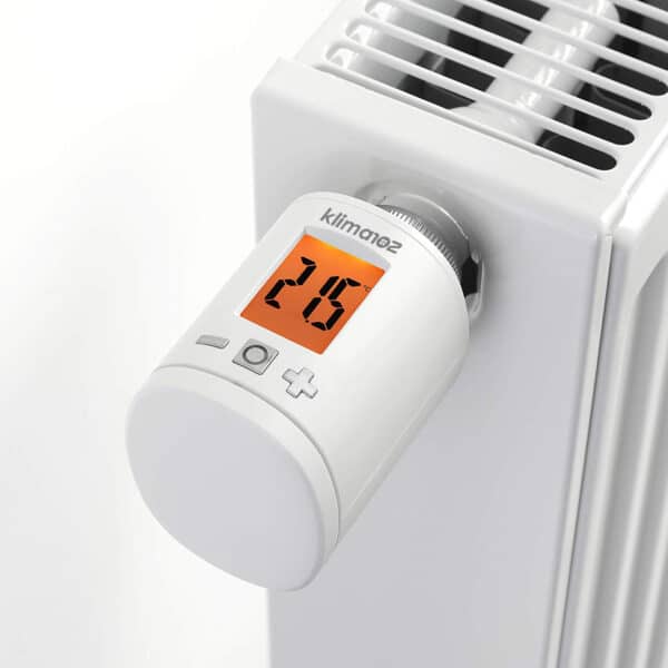 Klima Termo Valvola termostatica elettronica per radiatore con sensore temperatura incorporato.